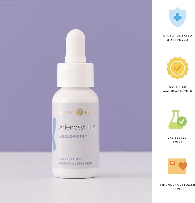Holistic Health Adenosyl B12 MegaDrops™ 28ML (.95 FL oz)