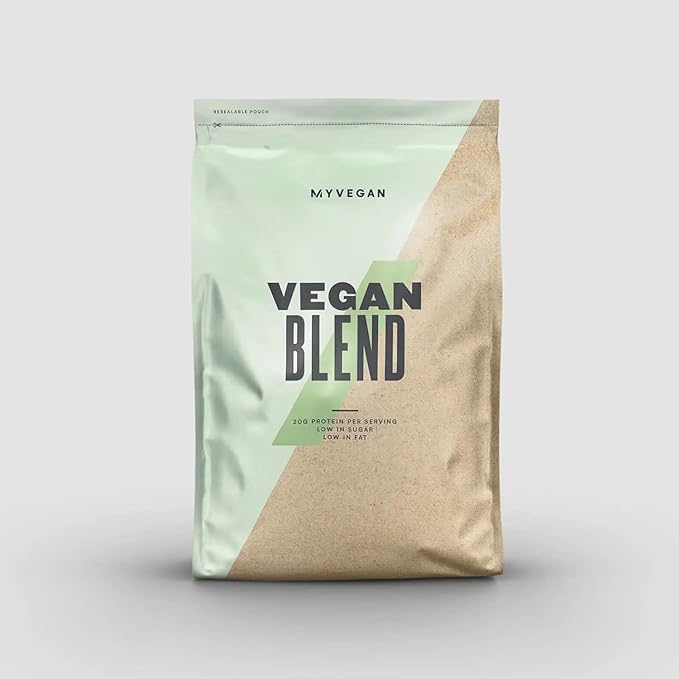 Myprotein® - Vegan Blend Powder - Natural Plant Based Protein Powder w/Pea &amp Rice Protein - Gluten Free Sugar Free Fitness Nutrition - Recovery w/Amino Acids - Vanilla Chai 2.2 Lb (22 Servings)