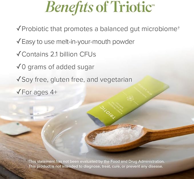 Isagenix Triotic Daily Probiotic that Helps Promote a Balanced Gut Microbiome - 0.035 oz Packets - 30 Servings