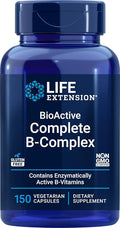 Life Extension BioActive Complete B-Complex 150 Vegetarian Capsules