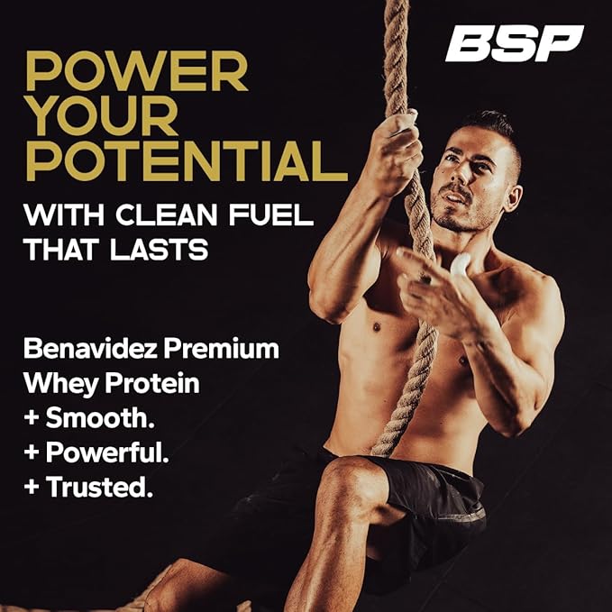 Benavidez Premium Whey Protein Powder – 25g Protein Per Serving Grass-Fed Whey Isolate &amp Concentrate Fast-Digesting Muscle Recovery No Artificial Sweeteners Keto &amp Gluten-Free