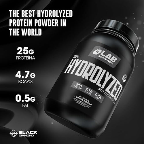 100% Hydrolyzed Whey Protein Isolate (5 Pounds Vanilla Flavor) 25gr of Protein Build Muscle Lean Muscle Growth Easy Digestion Gluten Free Lactose Free Fast Absorbing.
