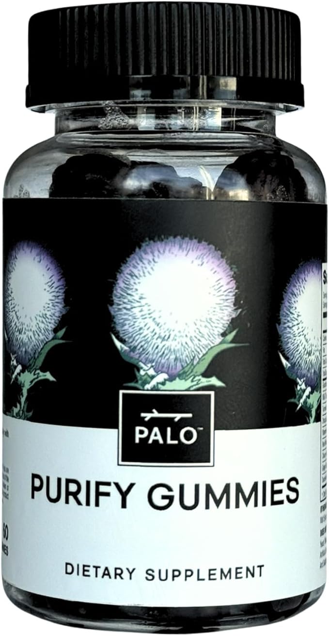 PALO Purify Liver Support Gummies with Milk Thistle – Daily Liver Health Supplement