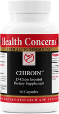 Chiroin D-Chiro Inositol Capsule Supplement – Blood Sugar &amp Lipid Metabolism Support – Chirositol Extract – 60 Capsules 300mg – Liver &amp Hormonal Health Formula