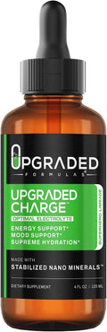 Upgraded Formulas Upgraded Charge Optimal Electrolyte Blend with Liquid Nano Minerals Dietary Supplement 4 Fluid Ounces