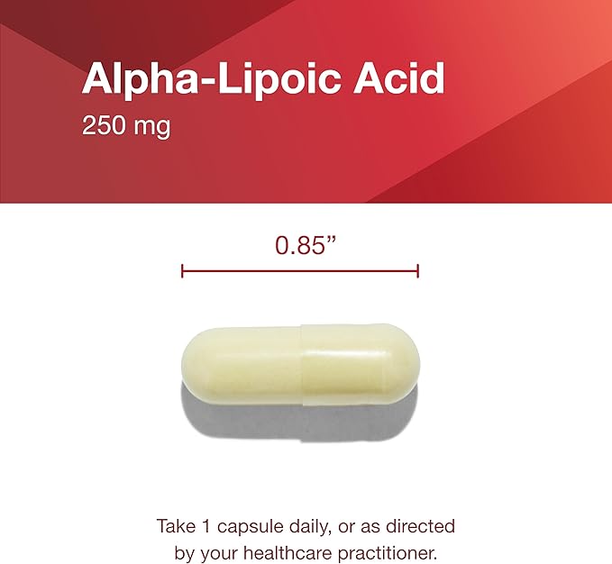 PROTOCOL FOR LIFE BALANCE Alpha-Lipoic Acid Supplement - 600mg ALA - Oxidative Stress Quencher Blood Flow &amp Heart Health - Kosher &amp Dairy Free - 60 Veg Capsules