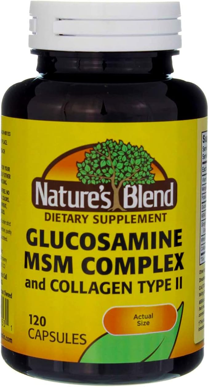 Nature's Blend Glucosamine/MSM Complex Capsules - 120 ct Pack of 5
