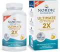 Nordic Naturals Ultimate Omega 2X Lemon Flavor - 90 Soft Gels - 2150 mg Omega- High-Potency Omega-3 Fish Oil with EPA &amp DHA - Promotes Brain &amp Heart Health - Non-GMO - 45 Servings