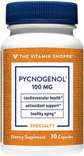 The Vitamin Shoppe Pycnogenol 100mg Antioxidant That Supports Cardiovascular (30 Capsules)