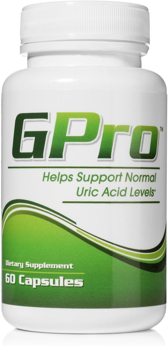 GPro Uric Acid Support Formula with Yucca Garlic Artichoke Powder Milk Thistle (Silymarin) and Turmeric to Support Healthy Uric Acid Levels