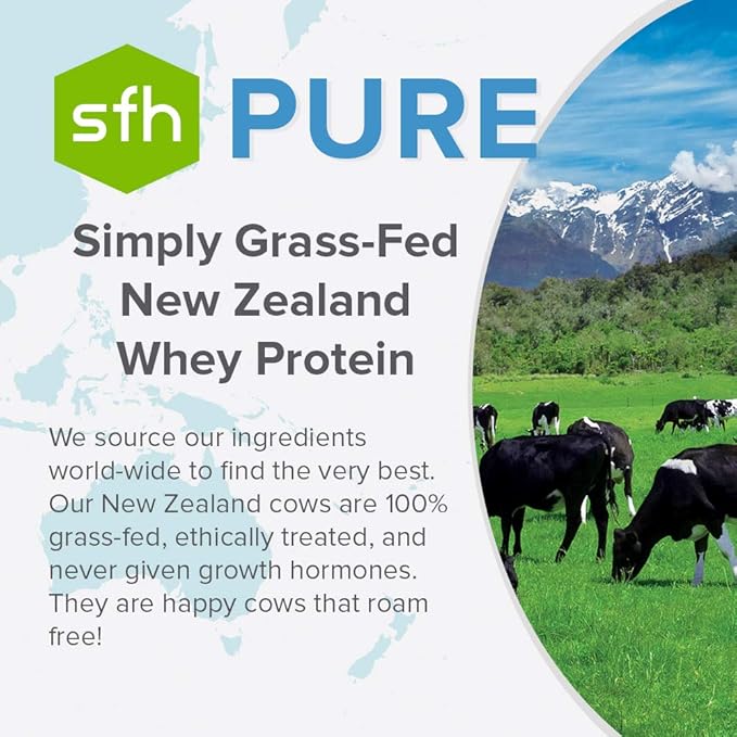 SFH Health &amp Wellness Bundle Pure Whey Vanilla Protein Powder and Super Omega 3 Fish Oil Capsules