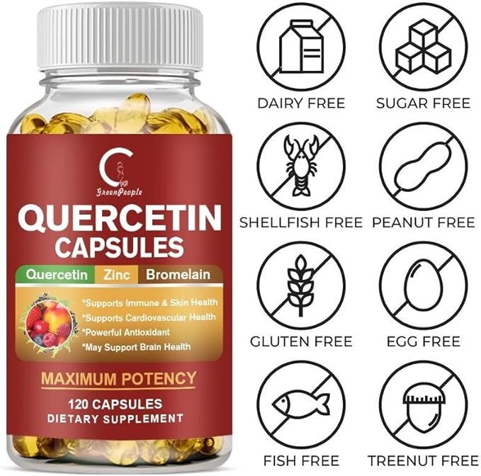 Quercetin Supplement with Vitamin C and Zinc - Ultimate Immune Booster