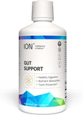 ION* Intelligence of Nature Gut Support Liquid Supplement - Gut &amp Digestive Health Liquid Drops Cleanse &amp Detox with Humic Extract for Women &amp Men Adults &amp Kids 4+ - 32 fl oz (Pack o