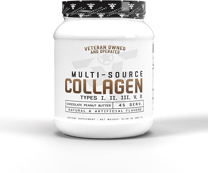 Multi-Source Collagen Promotes Hair Skin and Nail Health (Chocolate Peanut Butter)