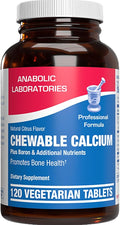 Chewable Calcium Supplement for Women - Clinical Bone Supplement with Chewable Calcium with Vitamin D Magnesium and Boron Complex for Bone Health &amp Strength Support - Made in The USA - 30 Servings