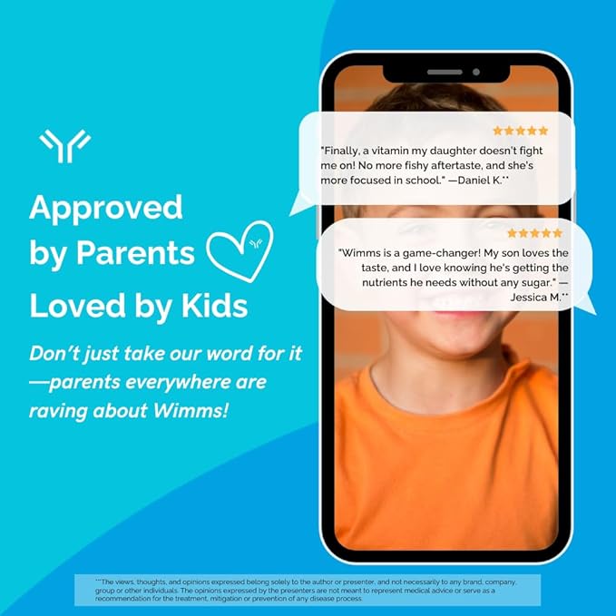 Immunotec Wimms Smart Chews: Brain-Boosting Omega-3 &amp Multivitamins for Kids