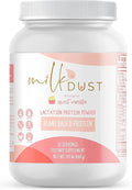 MILK DUST Protein Powder 660g | Breastfeeding Powder for Nursing Moms | Lactation Support Pea Powder | Vegan &amp Dairy-Free | Sweet Vanilla | 22 Servings (Vanilla.)