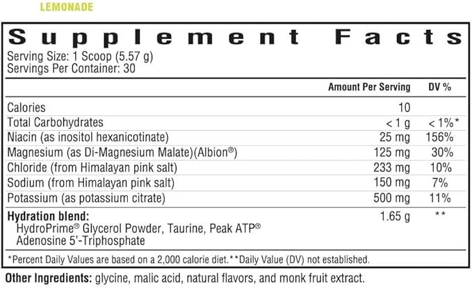 Seeking Health Optimal Electrolyte - Electrolyte Powder Supplement with Magnesium Sodium &amp Potassium for Electrolyte Support - Natural Lemonade Flavor 30 Servings