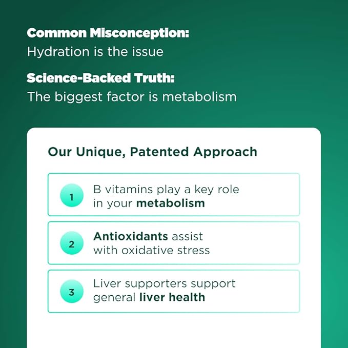 H-PROOF The Anytime You Drink Vitamin Liver Health &amp Immunity Support with Electrolytes Milk Thistle and Vitamins B &amp C - 40 Chewable Tablets (20 Servings) Vegan Black Cherry