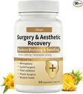 Lunza Aesthetic &amp Surgery Recovery Supplement Swelling and Bruising Relief with Arnica 1000mg &amp Bromelain 125mg 60 Capsules