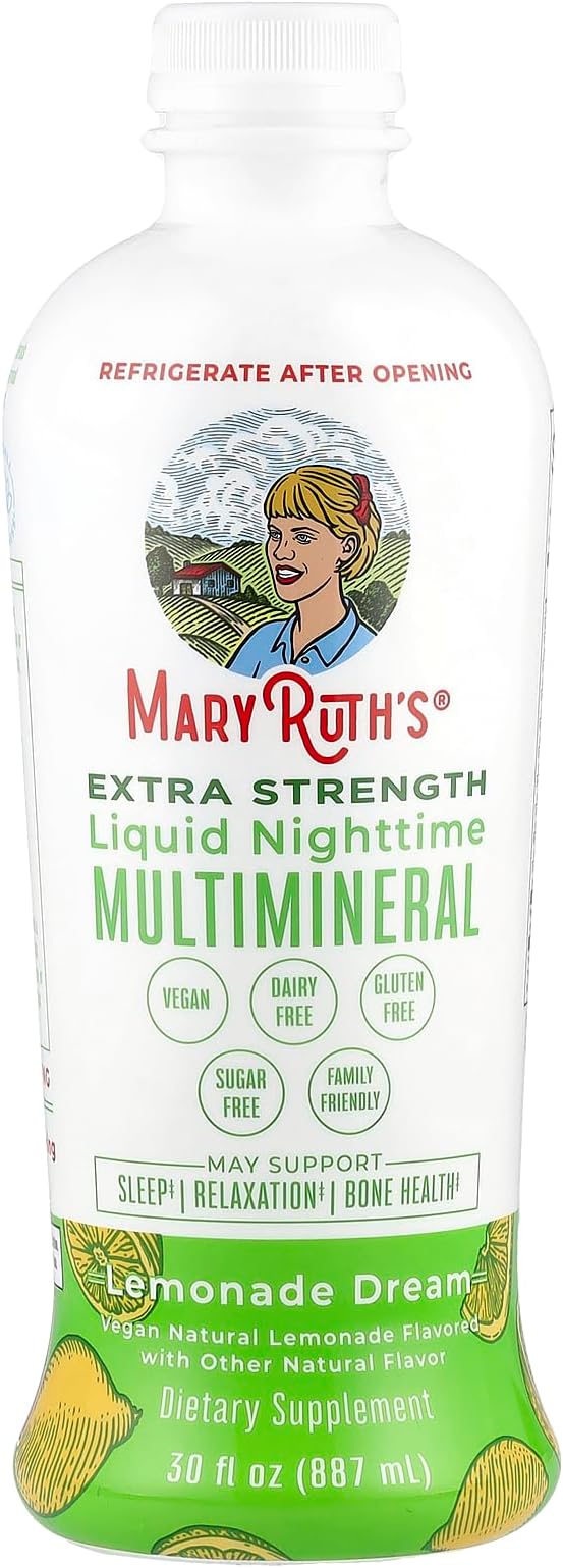 Mary Ruth's Lemonade Extra Strength Nighttime Liquid Multimineral 30 FZ