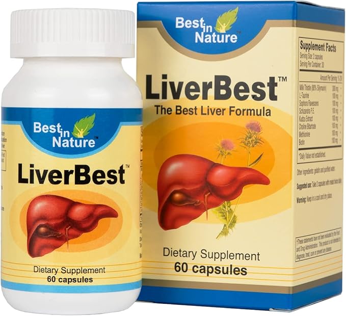 LiverBest - Supplement Featuring Milk Thistle L-Taurine and More
