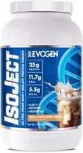 Evogen Isoject - Whey Protein Isolate | Ultra-Pure Whey Protein Powder with Ignitor Enzymes BCAAs and EAAs | Enhanced Absorption &amp Recovery | Vanilla Cold Brew Coffee | 25 Servings