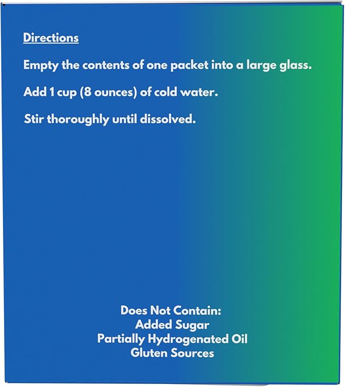 Berry Boost Fiber Drink 15 Calories GLP-1 Compatible 20 Servings Per Box