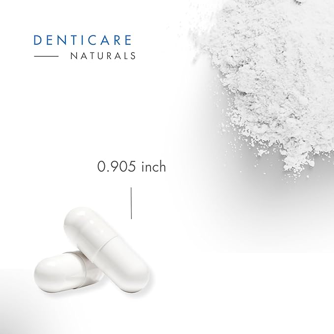 Denticare Bite-Guard for Teeth Grinding &amp Clenching Calms Jaw with Magnesium - 90 Capsules (Non-GMO Vegan)