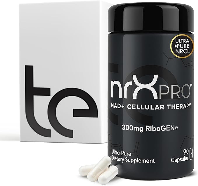 nrXPRO NAD+ Support Supplement for Healthy Aging &amp Cellular Energy | Supports NAD Production Mitochondrial Function &amp Cellular Repair | Vegan Delayed Release| Non-GMO | Made in USA | 90 Day S