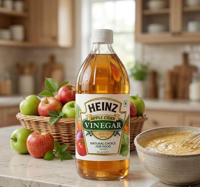 Heinz All Natural Apple Cider Vinegar 5% Acidity Ultra-Filtered for Clarity 16 fl oz Bottle (Pack of 6)
