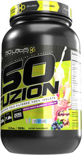 Iso Fuzion 100% Whey Isolate 28g Non Denatured Protein Powder White Choco Blueberry Cobbler 2lb