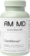 Amy Myers MD Candifense Candida Overgrowth Supplement - Digestive Enzymes for Digesting Fiber - Gut Care for a Balanced Microbiome - Gluten-Free Dairy-Free &amp Non-Soy - 120 Capsules (60 Servings)