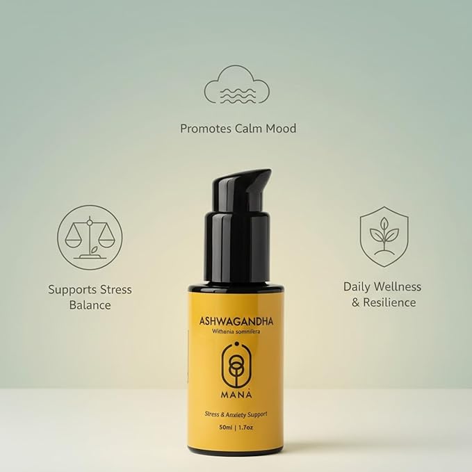 Ashwagandha Liquid 50 ml - Organic KSM-66® Ashwagandha Root Extract - Liquid Herbal Supplement Non-GMO Glueten-Free with a Convenient Pump for Easy Daily use