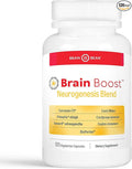 Brain Boost Capsules | with Curcumin Cordyceps Hericium Ceylon Cinnamon Purified Shilajit and Ashwagandha | 30 Servings