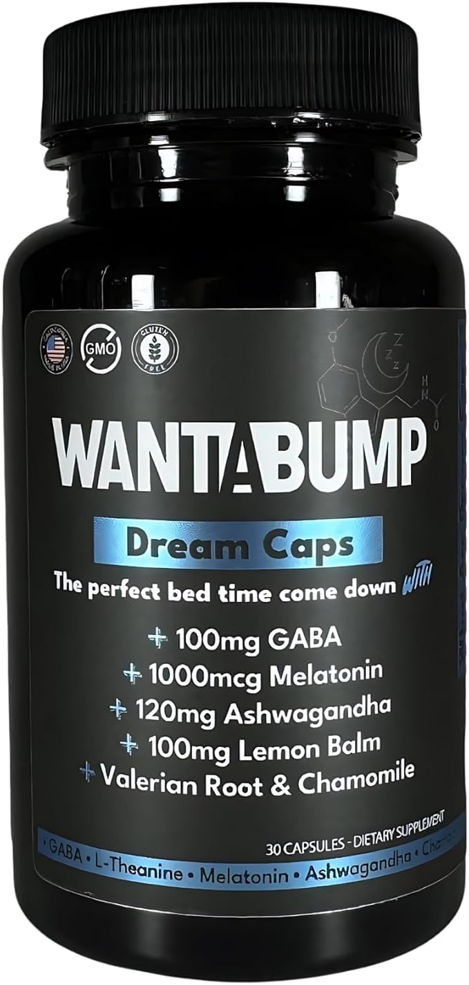 Day &amp Night Energy With Sleep Aid Bundle | 400mg Caffeine | 600mg Ashwagandha | 200mg Lions Mane | Increased Energy &amp Focus &amp Mood Sleep Aid with GABA Valerian Root Chamomile Melatonin