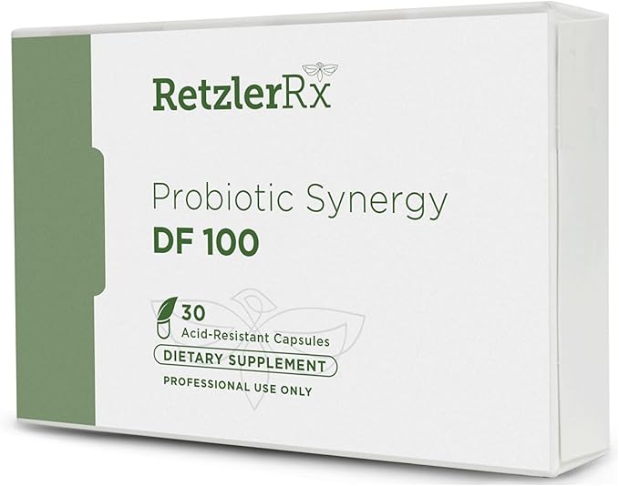 Probiotic Synergy DF 100 Billion CFU - 30 Acid Resistant DRCaps - Lactobacillus Acidophilus La-14 Lactobacillus Plantarum Lp-115 Bifidobacterium Longum Bl-05 HOWARU Bifido HN019