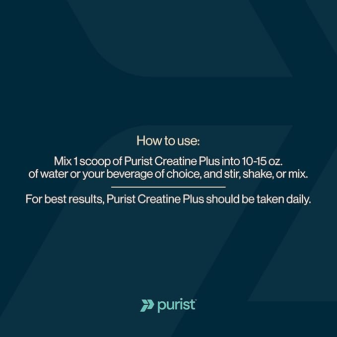 PURIST Protein Creapure Creatine Plus Monohydrate | Workout Powder Supplement | Women Men Muscle Strength Energy Recovery | Clean Nutrition | NSF Certified | Contains Sugar Free Stevia (Unflavored)