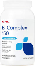 GNC B-Complex 150 Metabolism &amp Energy Production Timed-Release 100 Count