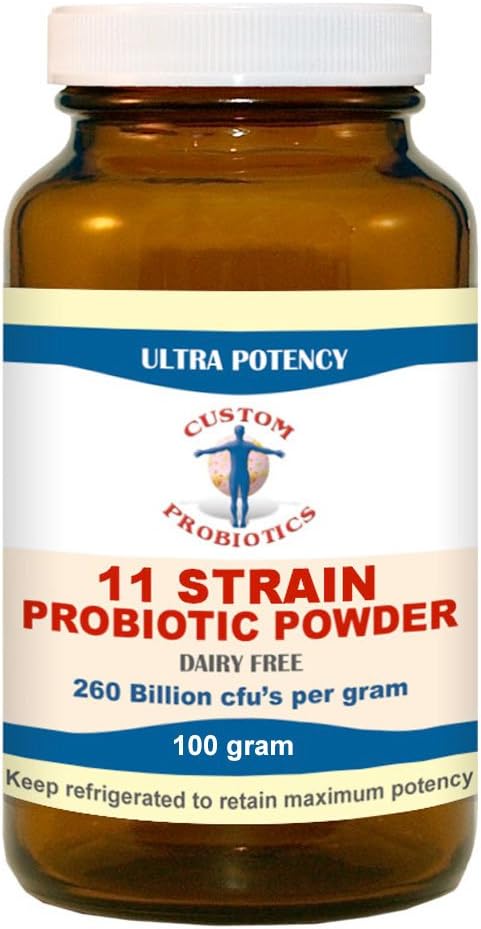 Custom Probiotics - 11 Strain Powder (100 gram)