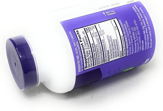 Natrol Sleep &amp Restore Capsules 120 Count Melatonin 5mg with GABA Magnesium &amp Vitamin B6 Vegetarian Non-GMOEssential for Your Ultimate Restorative Sleep Melatonin-Free 60 Day Supply