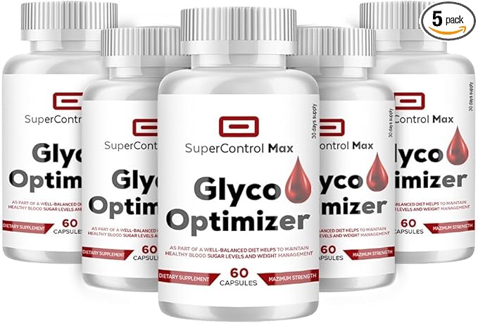 (5 Pack) Super Control Max Glyco Optimizer - Super Control Max Glycogen Support - Glyco Optimize Pills (300 Capsules - 5 Month Supply)