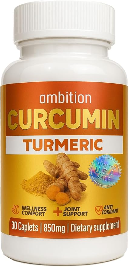 Curcumin Turmeric Curcuma Supplement 850 mg 30 Capsules