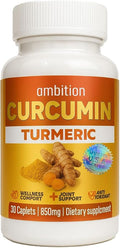 Curcumin Turmeric Curcuma Supplement 850 mg 30 Capsules