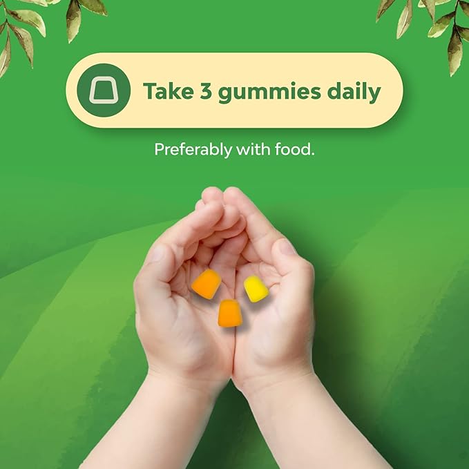 Bundle of Omega DHA Gummies for Kids - Fatty Acids Omega 3 6 9 with Vitamin C for Brain Immunity &amp Vision and Kids Magnesium Gummies - Mag Citrate for Nerve Health Muscles &amp Healthy Heart Sup