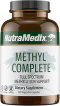 NutraMedix Methyl Complete - Complete Methylation &amp Energy Support Capsules - Vitamin B2 B6 B12 &amp Folate - with Creatine Monohydrate &amp Betaine Anhydrous (120 Count)