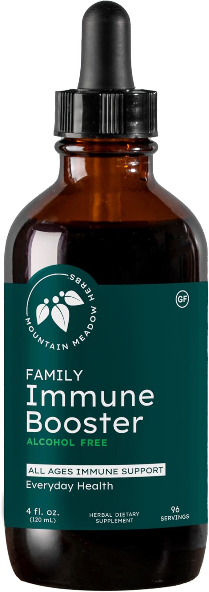 Mountain Meadow Herbs Family Immune Booster Extract with Sambucus Elderberry and Echinacea | Optimal Immune Support for The Whole Family | Tincture 4 oz