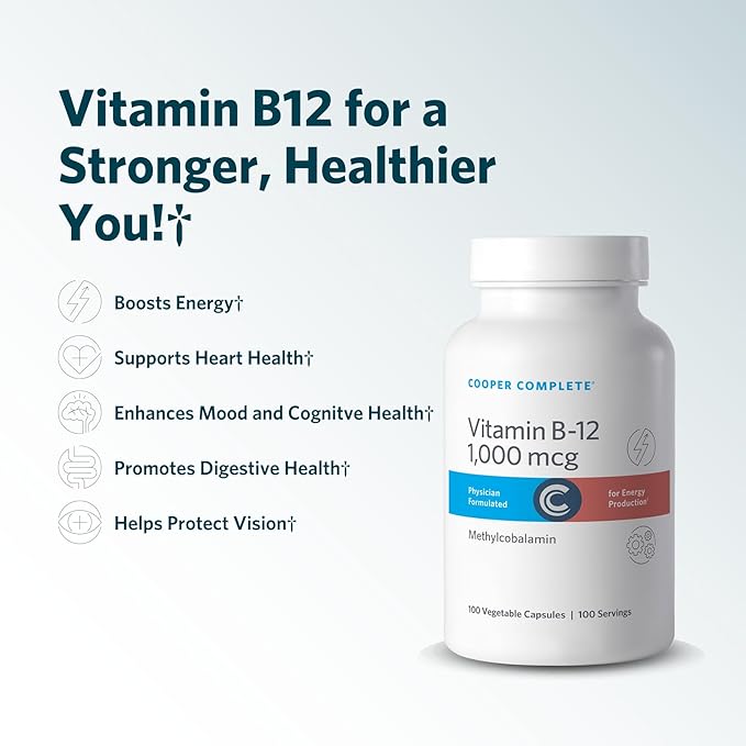 Cooper Complete B12 Vitamin 200 Servings (2 Bottles)