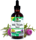 Nature's Answer Milk Thistle Extract - Alcohol Free Non GMO Liver Support Supplement for Everyone - Liver Detox Made in USA (4 Ounce)