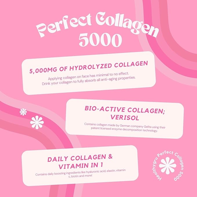 [Healthygru] Perfect Collagen 5000 - hydrolyzed Collagen peptide